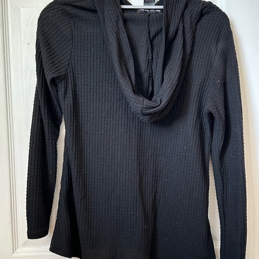 Black hoodie